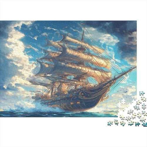 Segelboot Puzzle 1000 Teile Puzzles Für Erwachsene Klassische Puzzles 1000 Teile Erwachsene Puzzlespiel Erwachsene 1000 Teile Erwachsenen Puzzlespiel Puzzel 1000pcs (75x50cm) von BIDLEAHDV