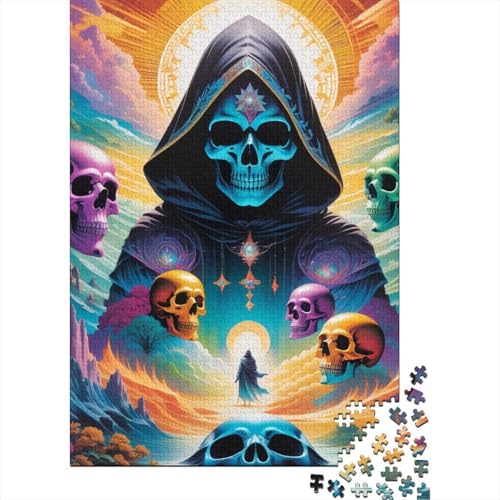 Sinister Geist Puzzles 1000 Teile Schwer Puzzle Spielzeug Pädagogisches Spiel Impossible Herausforderung Spielzeug Für Erwachsene Und Kinder in Bewährter 1000pcs (75x50cm) von BIDLEAHDV