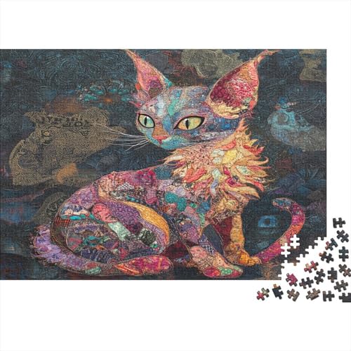 Sphinx Katze Puzzle 1000 Teile Puzzles Für Erwachsene Klassische Puzzles 1000 Teile Erwachsene Puzzlespiel Erwachsene 1000 Teile Erwachsenen Puzzlespiel Puzzel 1000pcs (75x50cm) von BIDLEAHDV