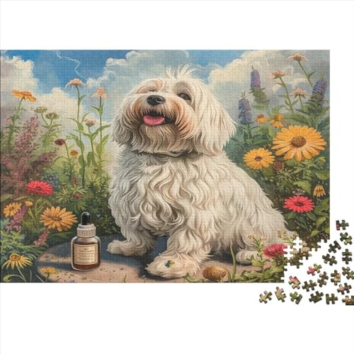 Süßer Hund Puzzle 1000 Teile Puzzles Für Erwachsene Klassische Puzzles 1000 Teile Erwachsene Puzzlespiel Erwachsene 1000 Teile Erwachsenen Puzzlespiel Puzzel 1000pcs (75x50cm) von BIDLEAHDV