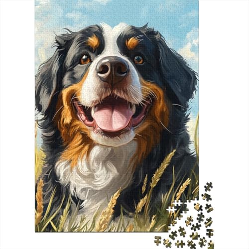 Tibetanischer Mastiff Puzzle 1000-teilige Schwer Puzzle Spielzeug Pädagogisches Spiel Impossible Herausforderung Spielzeug Für Erwachsene Und Kinder Ab 12 Jahren 1000pcs (75x50cm) von BIDLEAHDV