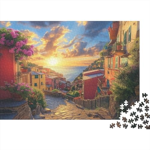 Venedig Water City Puzzlespiel 1000 Teile Erwachsene -Puzzle 1000 Stück Spiel Puzzles Für Erwachsene Kinder Puzzle Erwachsenen Puzzlespiel Puzzel 1000pcs (75x50cm) von BIDLEAHDV