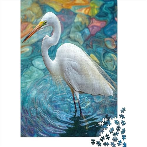 Weihe Puzzle 1000-teilige Schwer Puzzle Spielzeug Lernspiel Impossible Herausforderung Spielzeug Für Erwachsene Und Kinder Ab 14 Jahren 1000pcs (75x50cm) von BIDLEAHDV