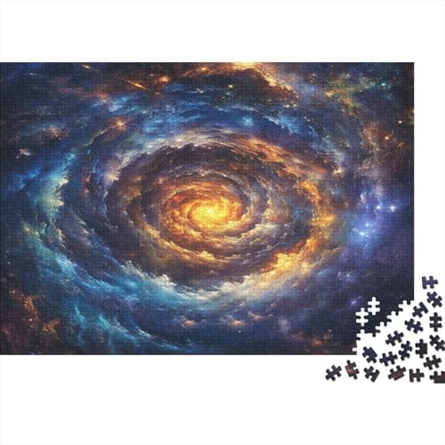 Wirbel 1000 Teile, Impossible Puzzle,Geschicklichkeitsspiel Für Die Ganze Familie, Erwachsenenpuzzle Ab 14 Jahren Puzzel 1000pcs (75x50cm) von BIDLEAHDV