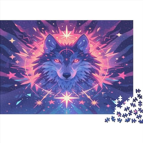 Wölfe Puzzlespiel 1000 Teile Puzzle Für Erwachsene Und Kinder Ab 14 Jahren, Puzzle Erwachsenen Puzzlespi Puzzel 1000pcs (75x50cm) von BIDLEAHDV
