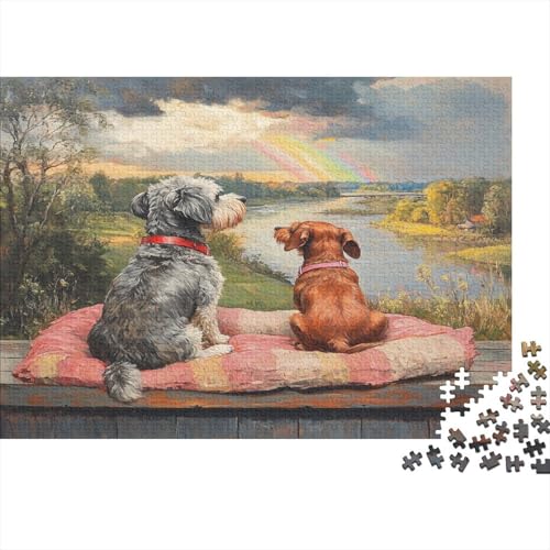 Yorkshire Terrier Puzzle 1000 Teile Puzzle Für Erwachsene Und Kinder Ab 14 Jahren Puzzel 1000pcs (75x50cm) von BIDLEAHDV