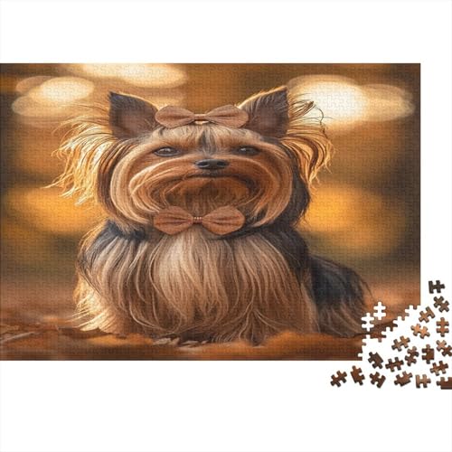 Yorkshire Terrier Puzzle 1000 Teile Puzzle Für Erwachsene Und Kinder Ab 14 Jahren Puzzel 1000pcs (75x50cm) von BIDLEAHDV