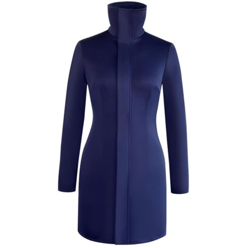 BIEGMAI Gojo Satoru Cosplay Kostüm für Damen Schwarz Blau Kleid Gojo Satoru Outfits Uniform Halloween Karneval Party Dress Up Anzug (Blau, XXL) von BIEGMAI
