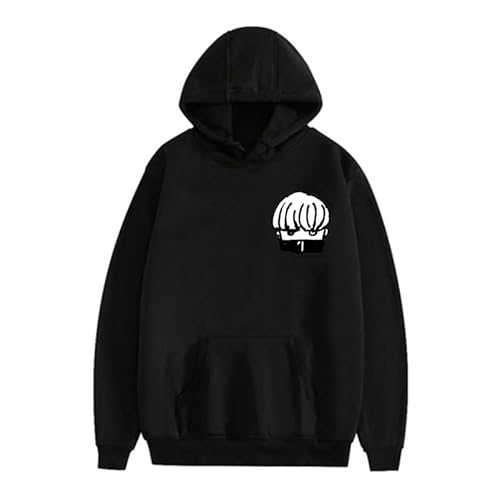 BIEGMAI JJK Geto Suguru Itadori Yuji Fushiguro Megumi Hoodies Anime Hoodies Cosplay Kapuzenpullover Langarm Sweatshirts Mode Schwarz Manga Gedruckt Pullover (Typ 5, XXS) von BIEGMAI