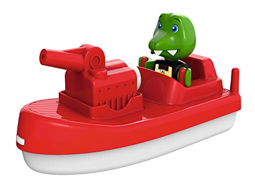 AquaPlay 8700000262 - FireBoat - Zubehör für AquaPlay Wasserbahnen oder für die Badewanne, Feuerwehr Boot mit Sven dem Krokodil, Wasserspritzfunktion, für Kinder ab 3 Jahren AquaPlay 8700000262 - FireBoat - Zubehör für AquaPlay Wasserbahnen oder für die Badewanne, Feuerwehr Boot mit Sven dem Krokodil, Wasserspritzfunktion, für Kinder ab 3 Jahren von BIG Spielwarenfabrik