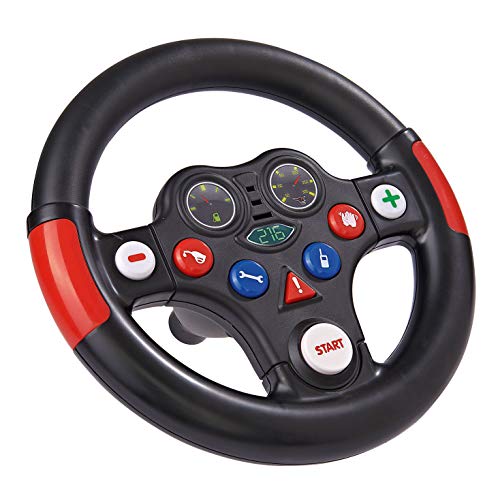 BIG - Racing-Sound-Wheel - Lenkrad mit Racingsound, für Bobby Cars ab dem Baujahr 2010, sowie für BIG-Traktoren, Spielzeuglenkrad für Kinder ab 1 Jahr, Schwarz/Rot/Weiß/Blau BIG - Racing-Sound-Wheel - Lenkrad mit Racingsound, für Bobby Cars ab dem Baujahr 2010, sowie für BIG-Traktoren, Spielzeuglenkrad für Kinder ab 1 Jahr, Schwarz/Rot/Weiß/Blau von BIG Spielwarenfabrik