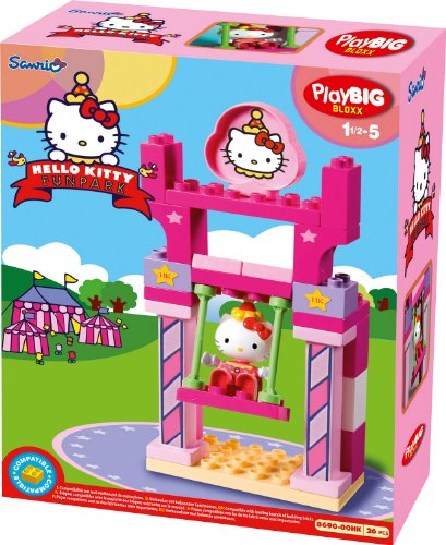 BIG 800057061 - PlayBIG Bloxx Hello Kitty Funpark Schaukel von BIG Spielwarenfabrik