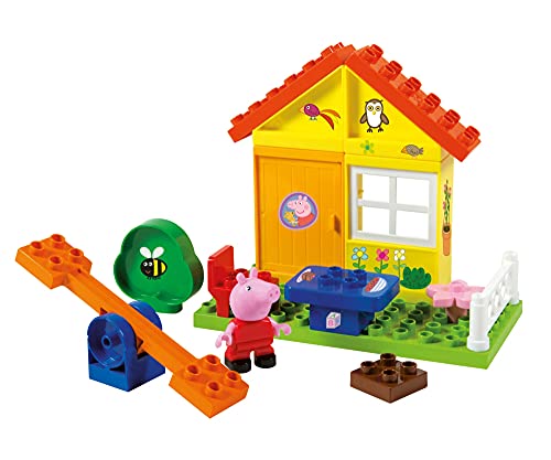 BIG Spielwarenfabrik 800057073 Big-Bloxx Peppa Garten Haus - Peppa's Garden House, Construction Set, Big-Bloxx Set inklusive Peppa, 19 Teile, Multicolour, für Kinder ab 18 Monaten BIG Spielwarenfabrik 800057073 Big-Bloxx Peppa Garten Haus - Peppa's Garden House, Construction Set, Big-Bloxx Set inklusive Peppa, 19 Teile, Multicolour, für Kinder ab 18 Monaten von Smoby