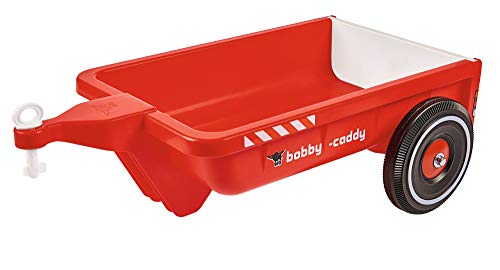 BIG-Bobby-Caddy Anhänger für drinnen und draußen, für das BIG-Bobby-Car, Ladevolumen: 8 Liter, für Kinder ab 1 Jahr von BIG Spielwarenfabrik