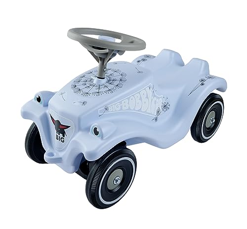 BIG-Bobby-Car Classic Blowball - Kinderfahrzeug mit Aufklebern in Pusteblumen Design, für Jungen und Mädchen, belastbar bis zu 50 kg, Rutschfahrzeug für Kinder ab 1 Jahr, Hellblau BIG-Bobby-Car Classic Blowball - Kinderfahrzeug mit Aufklebern in Pusteblumen Design, für Jungen und Mädchen, belastbar bis zu 50 kg, Rutschfahrzeug für Kinder ab 1 Jahr, Hellblau von BIG Spielwarenfabrik