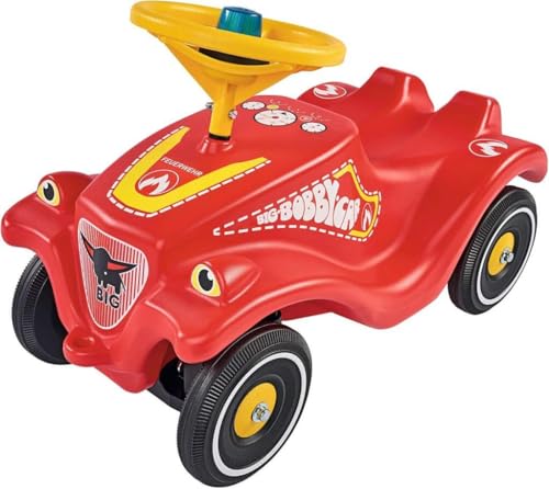 BIG-Bobby-Car-Classic Feuerwehr - Kinderfahrzeug mit Aufklebern in Feuerwehr Design, für Jungen und Mädchen, belastbar bis zu 50 kg, Rutschfahrzeug für Kinder ab 1 Jahr, Eor BIG-Bobby-Car-Classic Feuerwehr - Kinderfahrzeug mit Aufklebern in Feuerwehr Design, für Jungen und Mädchen, belastbar bis zu 50 kg, Rutschfahrzeug für Kinder ab 1 Jahr, Eor von BIG Spielwarenfabrik