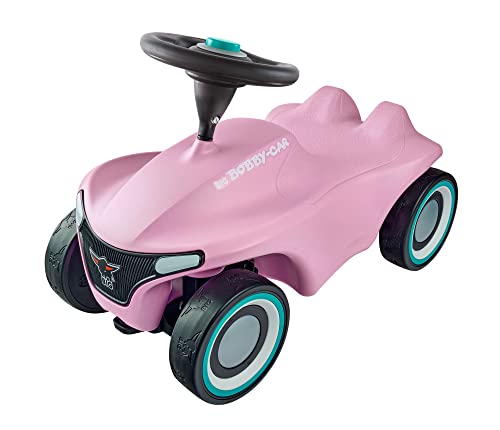 BIG-Bobby-Car Neo Zartrosa - Rutschfahrzeug für drinnen und draußen, Kinderfahrzeug mit Flüsterreifen im modernen Design, für Kinder ab 1 Jahr, Rosa BIG-Bobby-Car Neo Zartrosa - Rutschfahrzeug für drinnen und draußen, Kinderfahrzeug mit Flüsterreifen im modernen Design, für Kinder ab 1 Jahr, Rosa von BIG Spielwarenfabrik