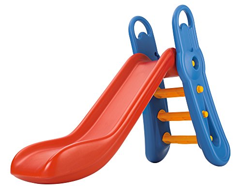 BIG - Fun-Slide - 152cm lange Rutschbahn, Nutzung für den Hausgebrauch, rot-blaue Rutsche für drinnen und draußen, für Kinder ab 3 Jahren von BIG Spielwarenfabrik