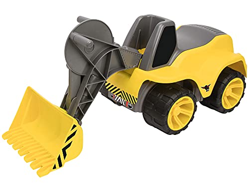 BIG - Power-Worker Maxi-Loader - Kinderfahrzeug, geeignet als Sandspielzeug und für das Kinderzimmer, Baggerfahrzeug zum Sitzen bis 50 kg, für Kinder ab 3 Jahren von BIG Spielwarenfabrik