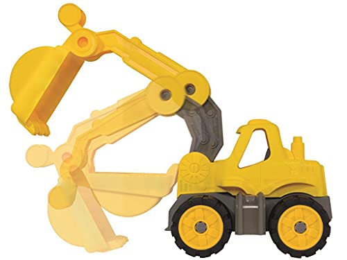BIG - Power-Worker Mini Bagger - Baggerfahrzeug geeignet als Sandspielzeug und für das Kinderzimmer, Reifen aus Softmaterial, perfekt für unterwegs, für Kinder ab 2 Jahren BIG - Power-Worker Mini Bagger - Baggerfahrzeug geeignet als Sandspielzeug und für das Kinderzimmer, Reifen aus Softmaterial, perfekt für unterwegs, für Kinder ab 2 Jahren von BIG Spielwarenfabrik