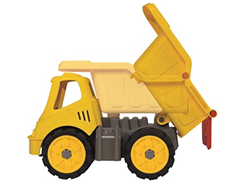 BIG - Power Worker Mini Kipper - Kippfahrzeug geeignet als Sandspielzeug und für das Kinderzimmer, Reifen aus Softmaterial, perfekt für unterwegs, für Kinder ab 2 Jahren von Big Spielwarenfabrik