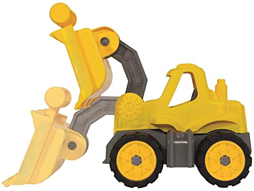 BIG - Power-Worker Mini Radlader - Fahrzeug geeignet als Sandspielzeug und für das Kinderzimmer, Reifen aus Softmaterial, perfekt für unterwegs, für Kinder ab 2 Jahren von BIG Spielwarenfabrik