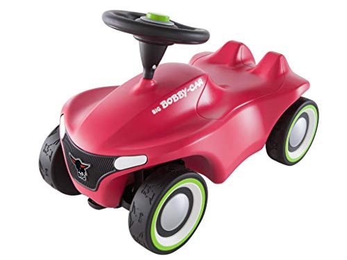 BIG-Bobby-Car-Neo Pink - Rutschfahrzeug für drinnen und draußen, Kinderfahrzeug mit Flüsterreifen im modernen Design, für Kinder ab 1 Jahr BIG-Bobby-Car-Neo Pink - Rutschfahrzeug für drinnen und draußen, Kinderfahrzeug mit Flüsterreifen im modernen Design, für Kinder ab 1 Jahr von BIG Spielwarenfabrik