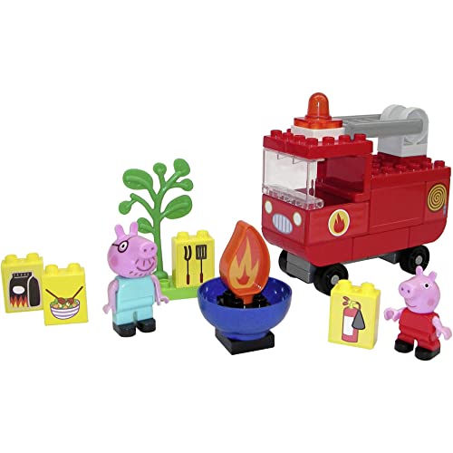 BIG-Bloxx Peppa Pig Feuerwehrauto - Peppa´s Feuerwehr, Construction Set, BIG-Bloxx Set inklusive Peppa und Papa Wutz, 40 Teile, für Kinder ab 18 Monaten BIG-Bloxx Peppa Pig Feuerwehrauto - Peppa´s Feuerwehr, Construction Set, BIG-Bloxx Set inklusive Peppa und Papa Wutz, 40 Teile, für Kinder ab 18 Monaten von BIG Spielwarenfabrik