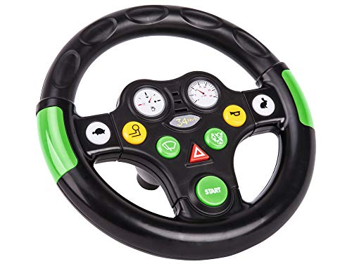 BIG - Traktor-Sound-Wheel - Lenkrad mit verschiedenen, für Bobby Cars ab dem Baujahr 2010, Spielzeuglenkrad für Kinder ab 1 Jahr, Grün/Schwarz/Gelb/Weiß/Rot BIG - Traktor-Sound-Wheel - Lenkrad mit verschiedenen, für Bobby Cars ab dem Baujahr 2010, Spielzeuglenkrad für Kinder ab 1 Jahr, Grün/Schwarz/Gelb/Weiß/Rot von BIG Spielwarenfabrik