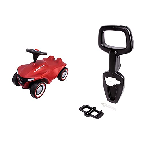 Big-Bobby-Car-Neo Rot - Rutschfahrzeug für drinnen und draußen, Kinderfahrzeug mit Flüsterreifen & Bobby Car Walker - 2-in-1 Lauflernhilfe und Rückenlehne in Einem, Griffhöhe bei 40cm Big-Bobby-Car-Neo Rot - Rutschfahrzeug für drinnen und draußen, Kinderfahrzeug mit Flüsterreifen & Bobby Car Walker - 2-in-1 Lauflernhilfe und Rückenlehne in Einem, Griffhöhe bei 40cm von BIG Spielwarenfabrik