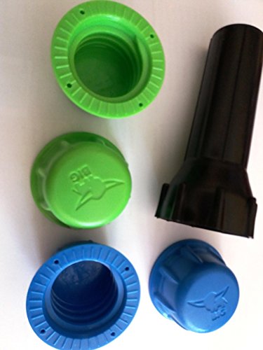Big Schraubkappendreher und Vier Big Schraubkappen grün und blau für Sandkasten, Rutschen, Wippen, Traktoren Big Schraubkappendreher und Vier Big Schraubkappen grün und blau für Sandkasten, Rutschen, Wippen, Traktoren von BIG Spielwarenfabrik