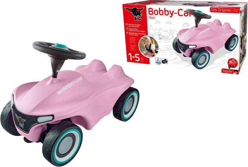 BIG Bobby Car Rutschauto, Neo Rosé von BIG