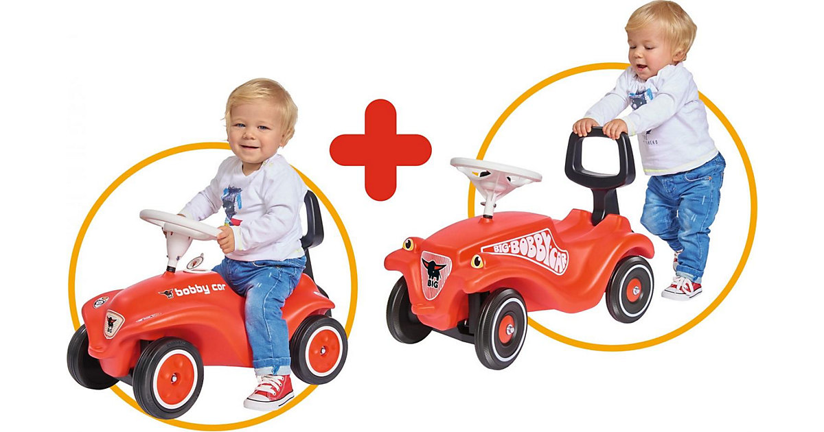 BIG-Bobby-Car-Walker 2-in-1-Zubehör mehrfarbig von BIG