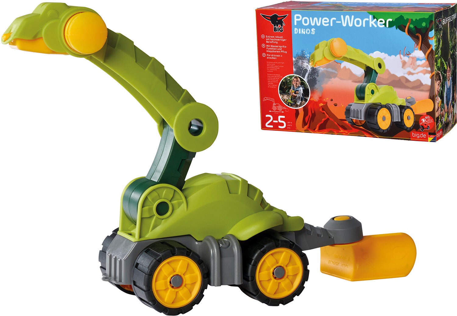 BIG Power Worker Dino Bagger, Mehrfarbig BIG Power Worker Dino Bagger, Mehrfarbig von BIG