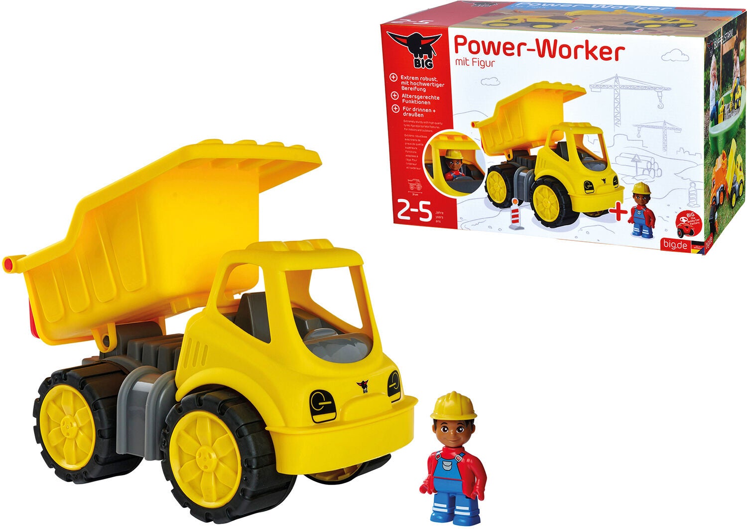 BIG Power Worker Lastwagen, Mehrfarbig BIG Power Worker Lastwagen, Mehrfarbig von BIG