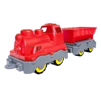 BIG Eisenbahn Power Worker Mini Zug mit Wagon von BIG
