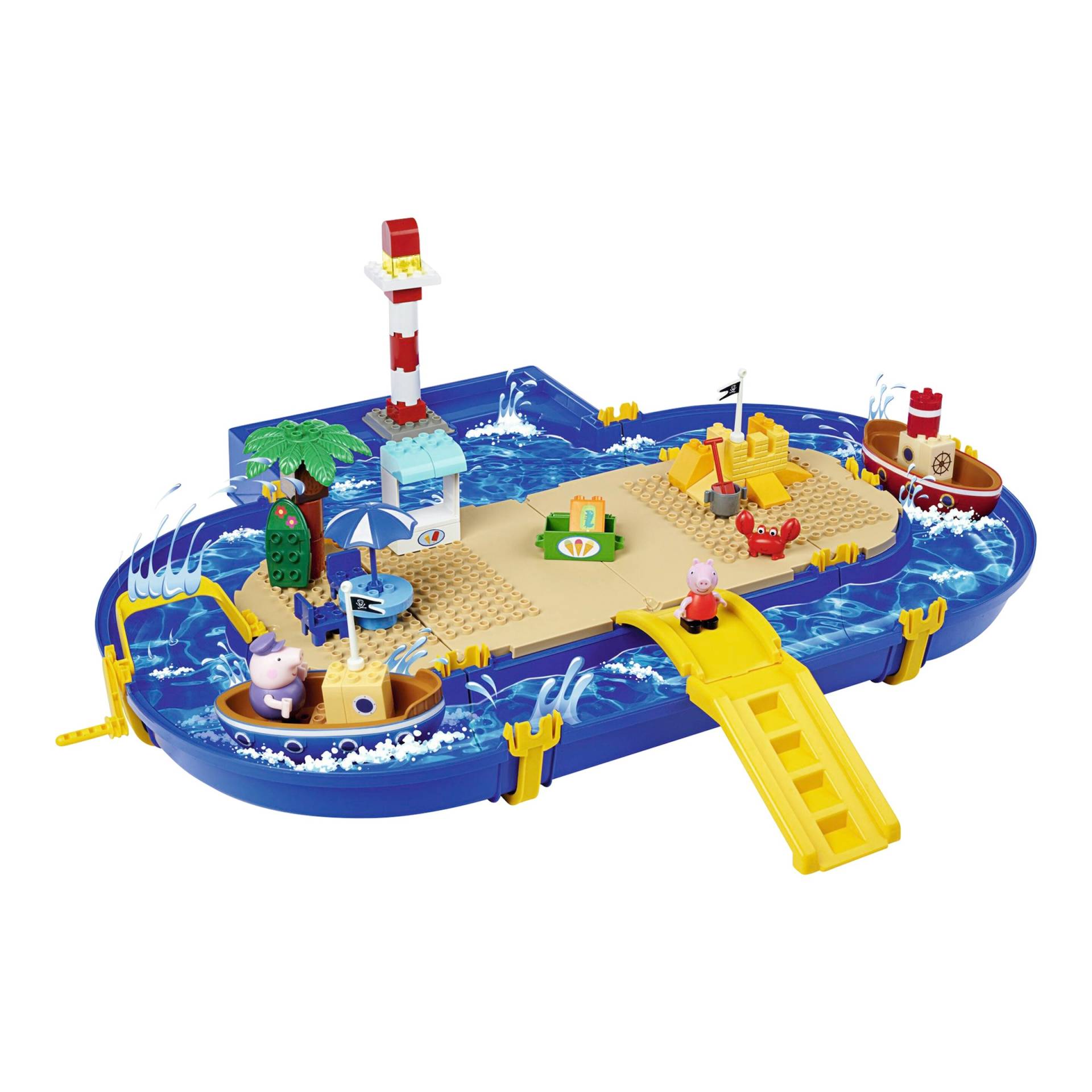 Big Peppa Pig Wasserbahn Waterplay Peppa Holiday von BIG