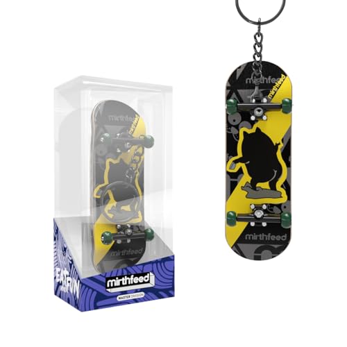 BIGH Fingerboard Schlüsselanhänger Aus Natürlichem Ahornholz - Professionelles Patin Finger Spielzeug Geschenk - Skate Finger von BIGH