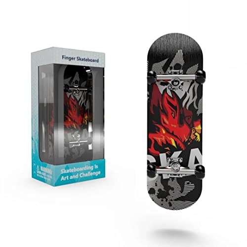 BIGH Professionelles Fingerboard aus Natürlichem Ahornholz - Finger-Skateboard - Kleines Finger-Skate - Farbe: Fire BIGH Professionelles Fingerboard aus Natürlichem Ahornholz - Finger-Skateboard - Kleines Finger-Skate - Farbe: Fire von BIGH