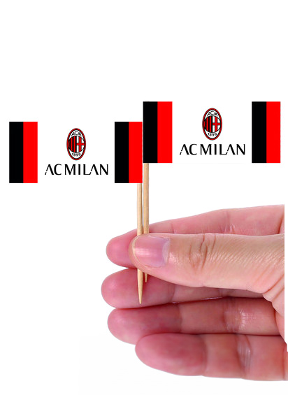 24 Piekser AC Milan 6,5 x 5 cm von BIGIEMME SRL