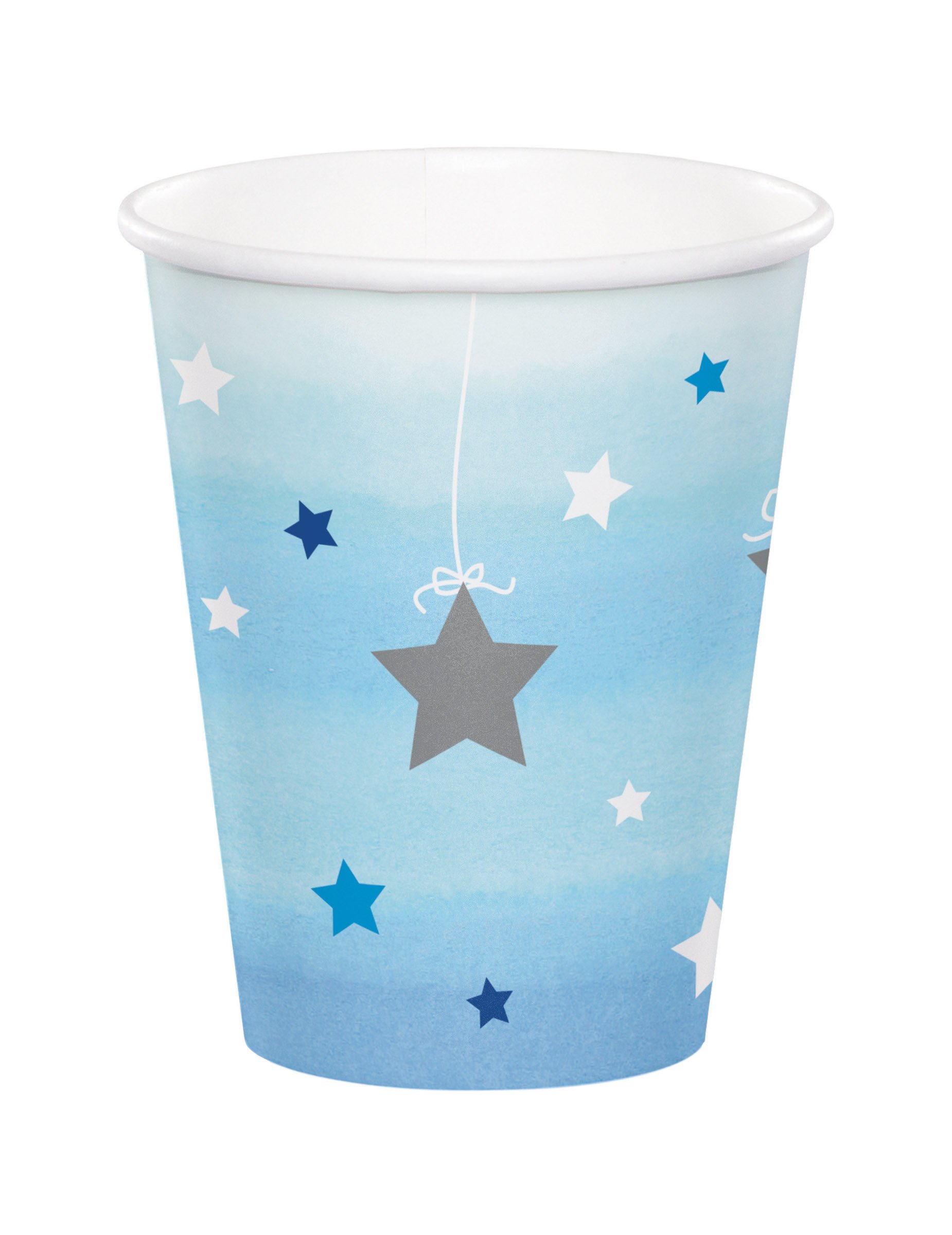 8 Pappbecher One Little Star Blau 266 ml 8 Pappbecher One Little Star Blau 266 ml von BIGIEMME SRL