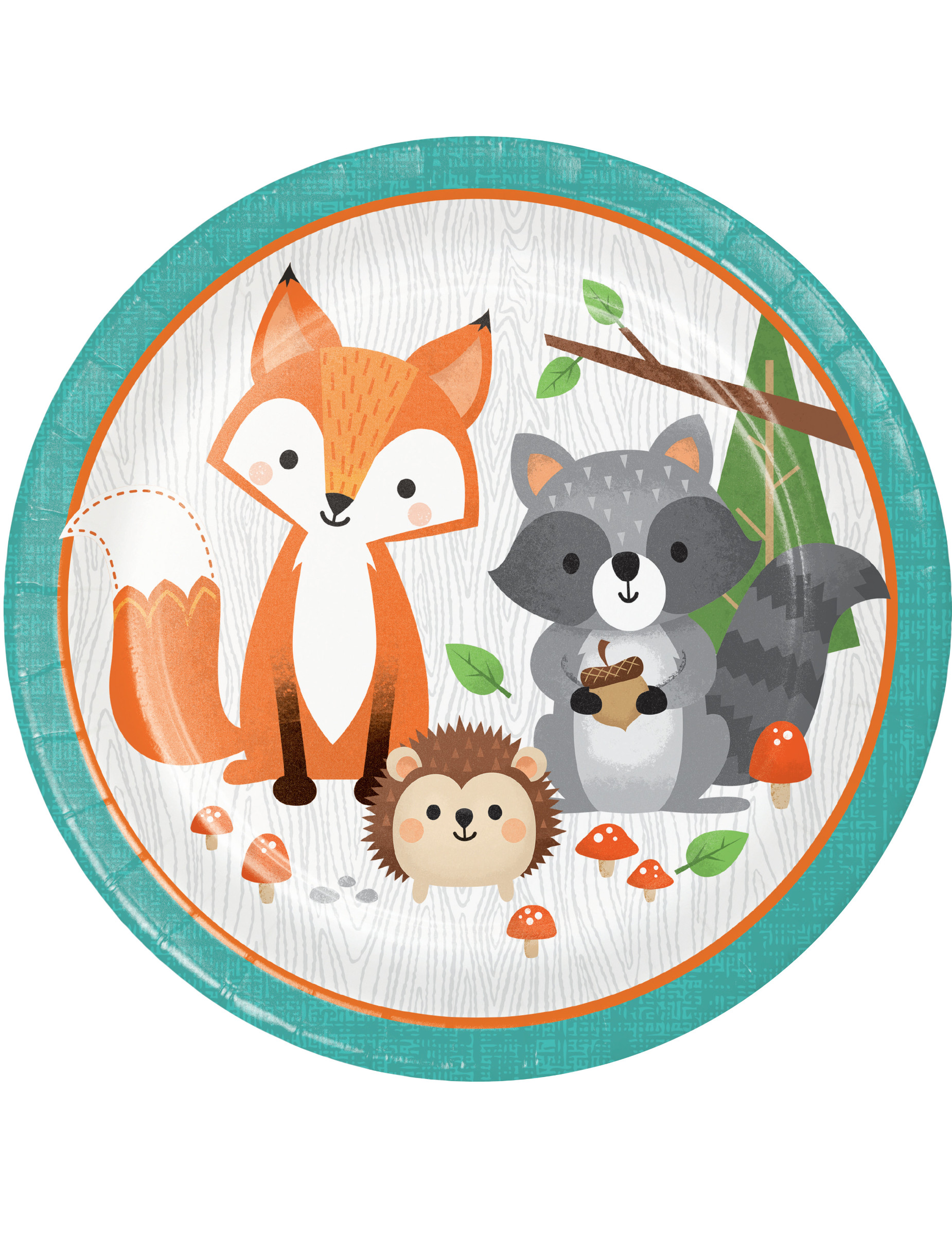 8 Pappteller Waldtiere Groß 23 cm 8 Pappteller Waldtiere Groß 23 cm von BIGIEMME SRL