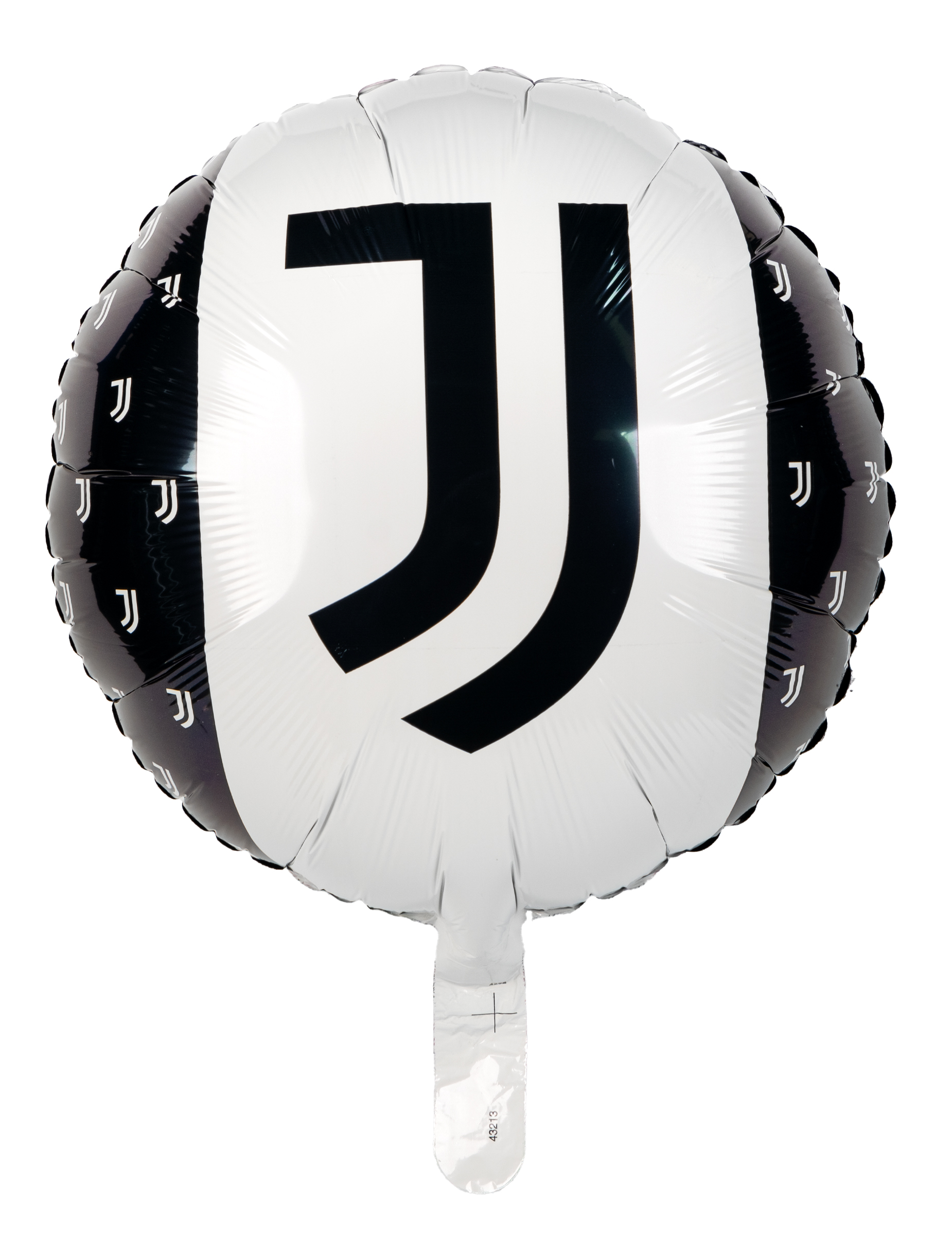 Folienballon Juventus schwarz weiß 43 cm von BIGIEMME SRL