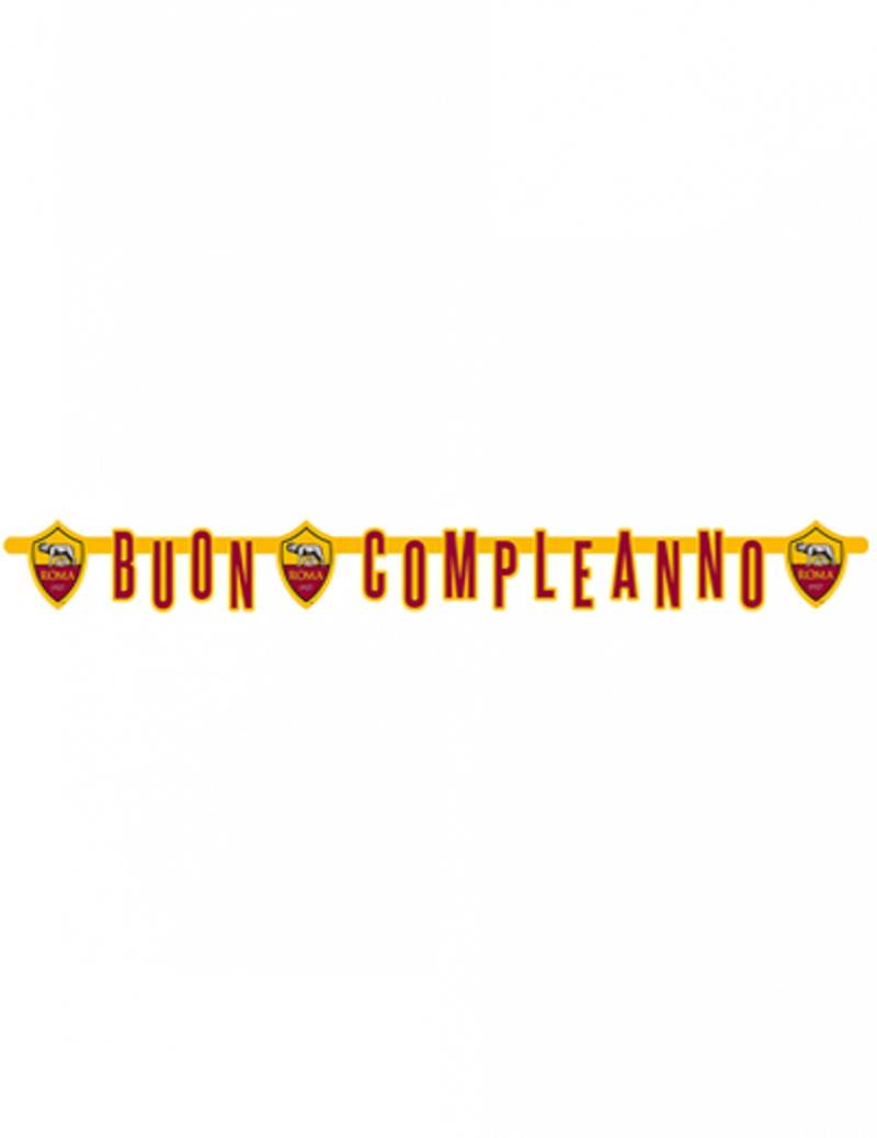 Girlande Buon Compleanno AS Rom Klein Roma 250 x 15 cm Girlande Buon Compleanno AS Rom Klein Roma 250 x 15 cm von BIGIEMME SRL