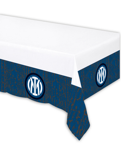 Inter Mailand Tischdecke Partydeko blau-weiss-schwarz 120x180 cm Inter Mailand Tischdecke Partydeko blau-weiss-schwarz 120x180 cm von BIGIEMME SRL