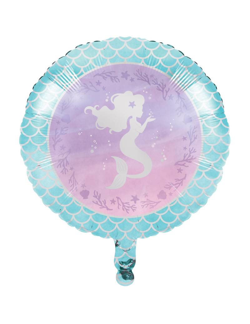 Irisierender Meerjungfrau Folienballon 45,7 cm für Geburtstage Irisierender Meerjungfrau Folienballon 45,7 cm für Geburtstage von BIGIEMME SRL