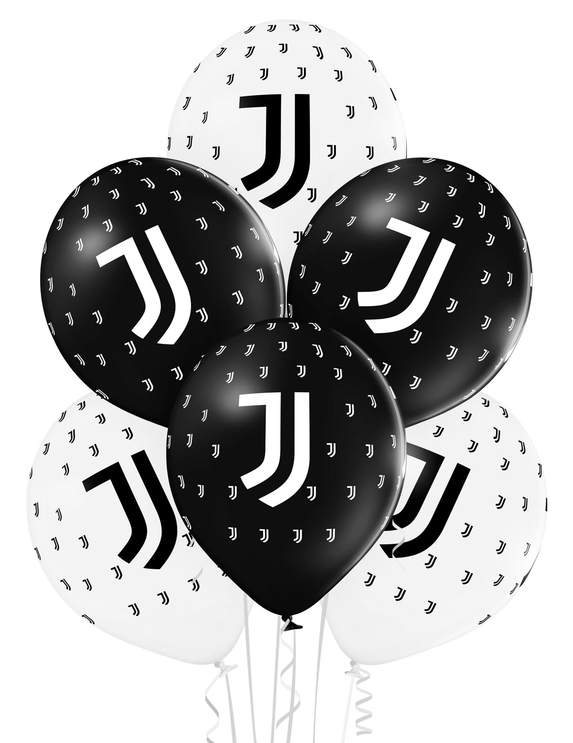 Juventus-Luftballons Deko 12 Stück schwarz-weiss 30cm Juventus-Luftballons Deko 12 Stück schwarz-weiss 30cm von BIGIEMME SRL
