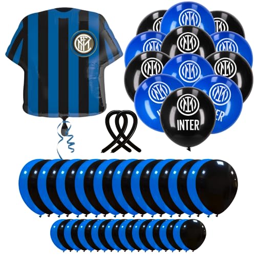Bigiemme Inter Luftballons Party Bundle 55 Stück Luftballons Bigiemme Inter Luftballons Party Bundle 55 Stück Luftballons von BIGIEMME