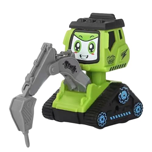 BIGUD Minibagger-Spielzeug, Press-and-Go-Spielzeug, Sandbagger-Spielzeug, Baufahrzeug-Spielzeug für Kinder, Jungen und Mädchen von BIGUD