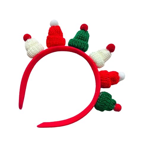 BIGULA Bunte Weihnachtsmannmütze, Stirnband, Weihnachtsdekoration, Neujahrsdekoration, Familienfeier-Kopfschmuck BIGULA Bunte Weihnachtsmannmütze, Stirnband, Weihnachtsdekoration, Neujahrsdekoration, Familienfeier-Kopfschmuck von BIGULA